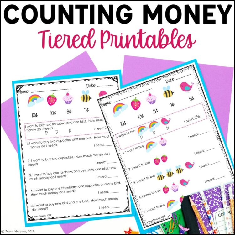 Counting Coins Printables