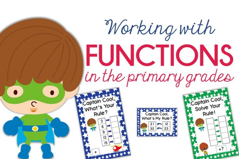 working with functions in primary grades