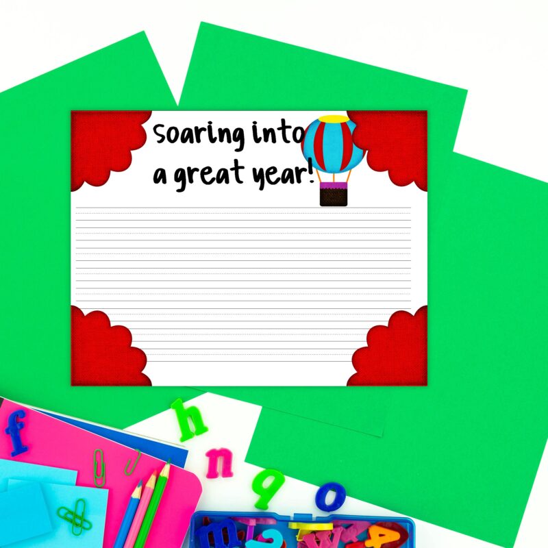 Back to School Writing Pages - Tales from Outside the Classroom