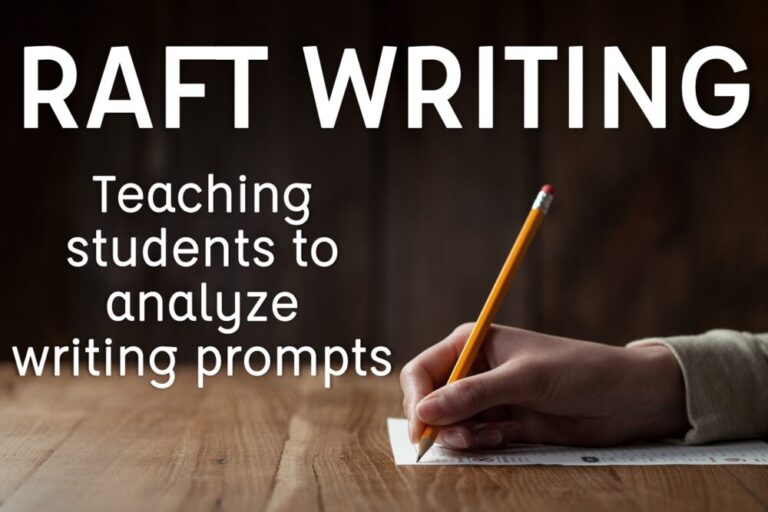 RAFT Writing: Teaching students to analyze writing prompts