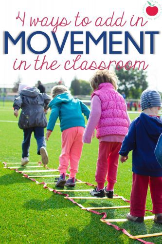 4 ways to add movement in the classroom