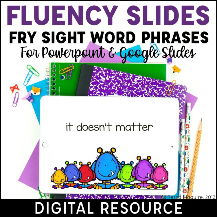 Fluency Slides with Fry Sight Word Phrases