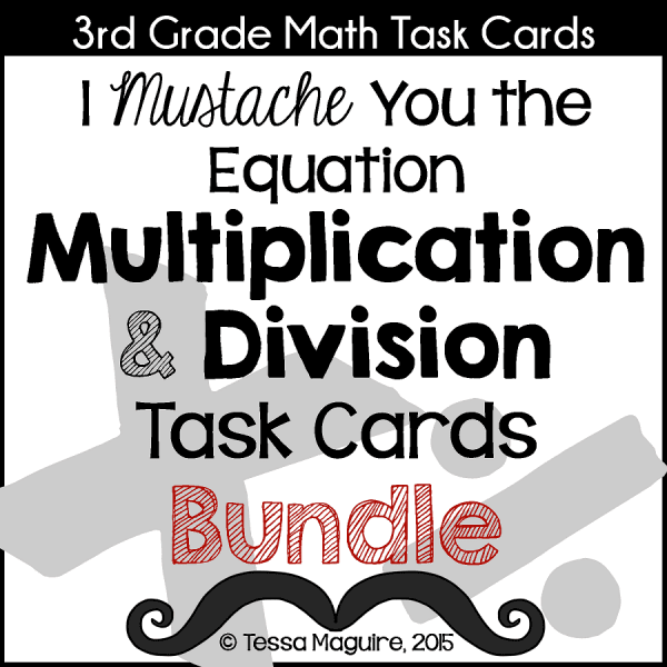 Multiplication & Division Task Cards bundle - Tales from Outside the ...