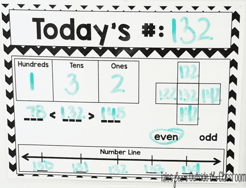 Build number sense during calendar