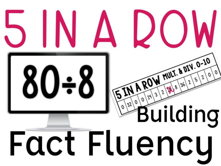 Building Fact Fluency with 5 in a Row