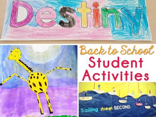 Student activities for Back to School