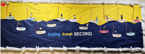 Sailing through second bulletin board