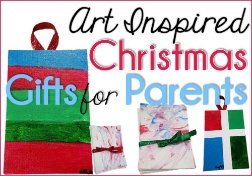 Christmas Parent Gifts with art inspiration