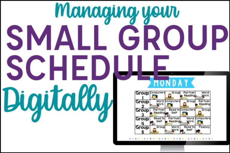 Managing your Small Group Schedule Display