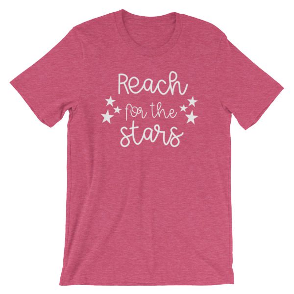Reach for the stars heather pink