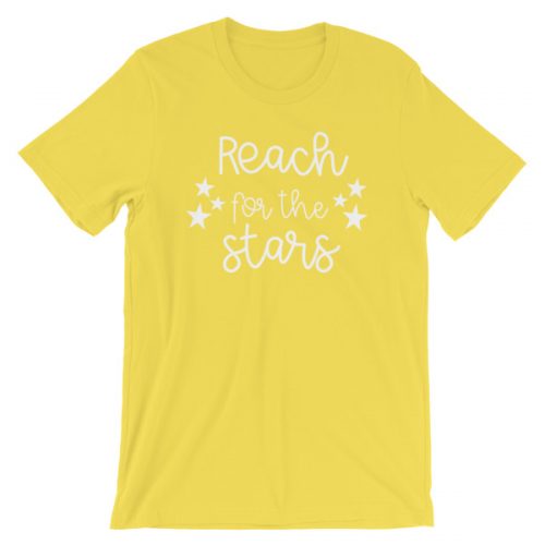 Reach for the stars tee yellow