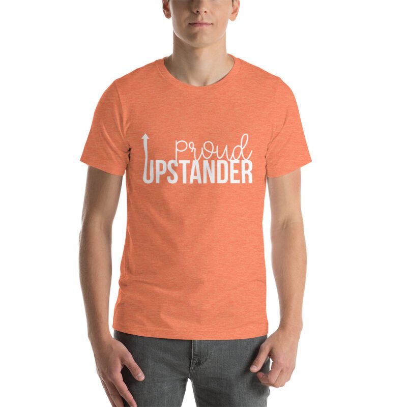 Proud Upstander tee- Heather Orange