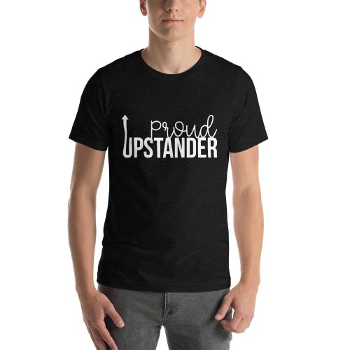 Proud Upstander tee- Heather Dark Gray