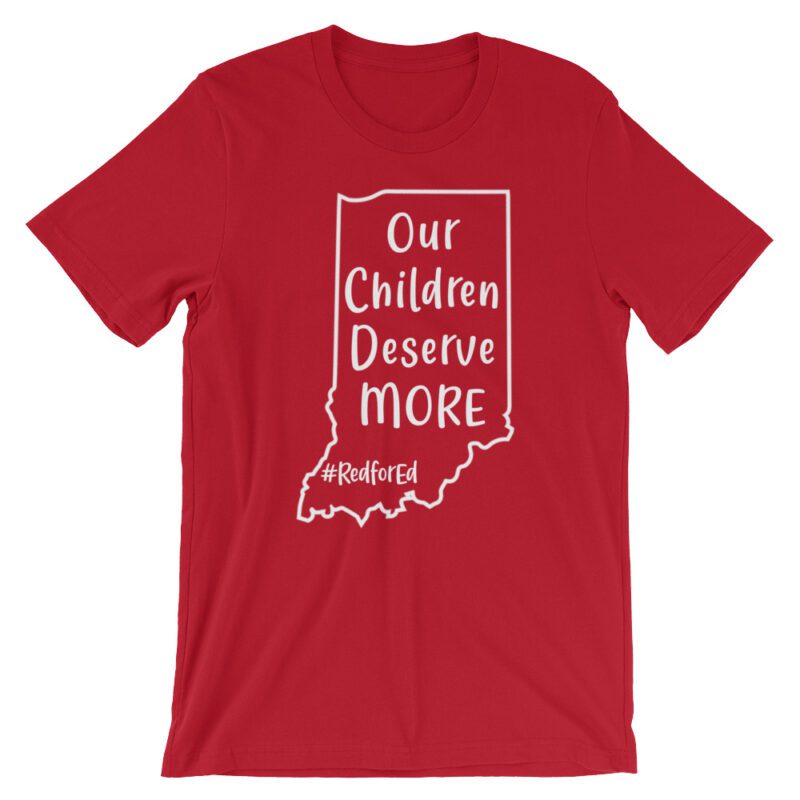 Indiana Red for Ed tee