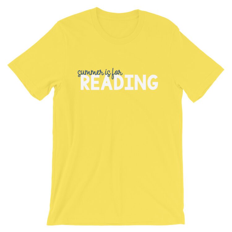 Yellow Summer is for Reading tee