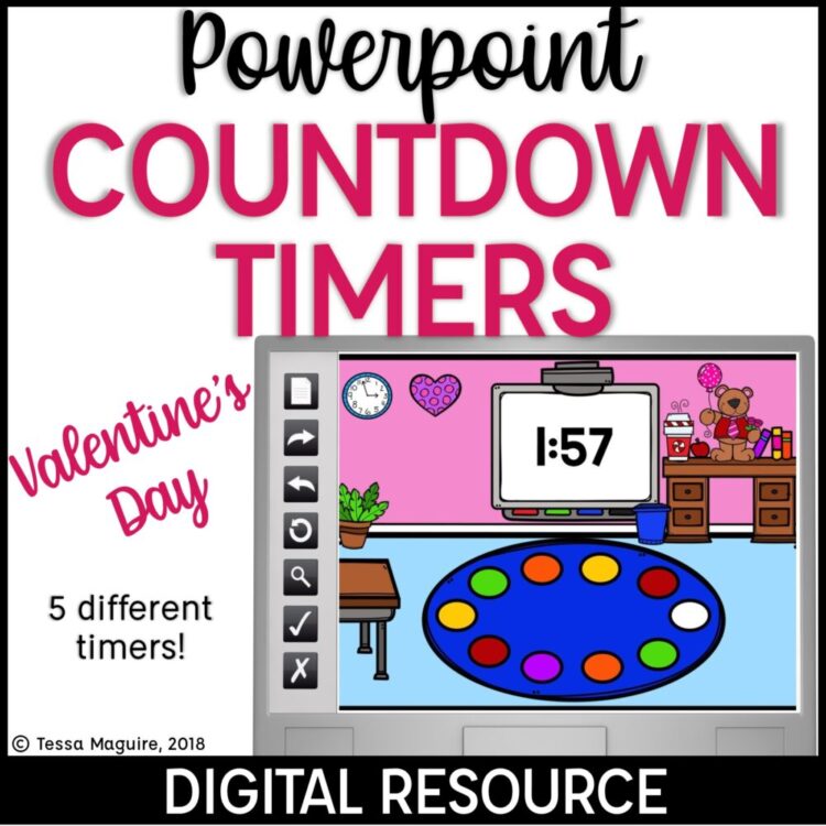 Powerpoint Countdown Timers for Valentine's Day
