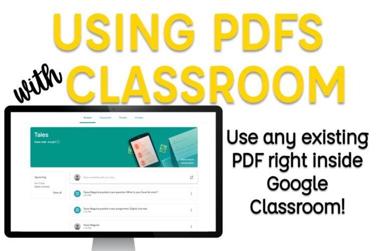 Using PDFs with Google Classroom: Use any existing PDF right inside Google Classroom