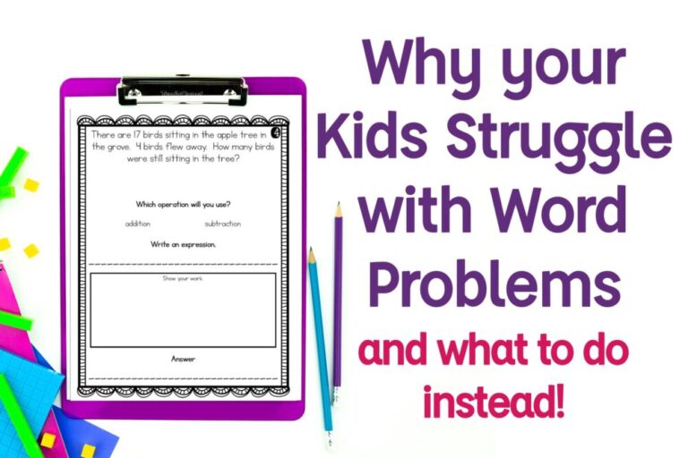 Why your Kids Struggle with Word Problems and what to do sintead