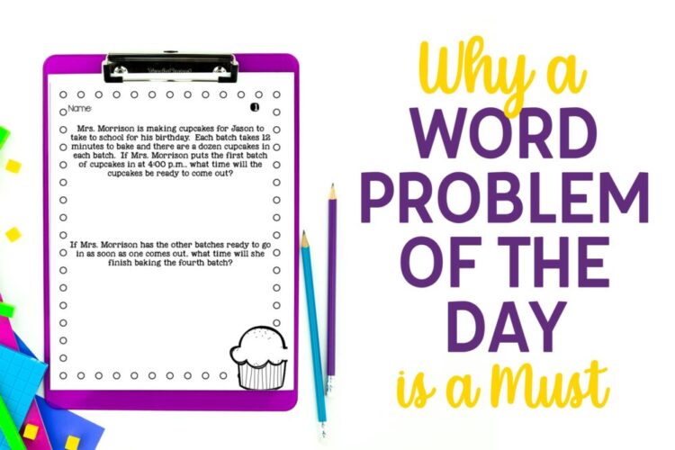Why a Word Problem of the Day is a Must