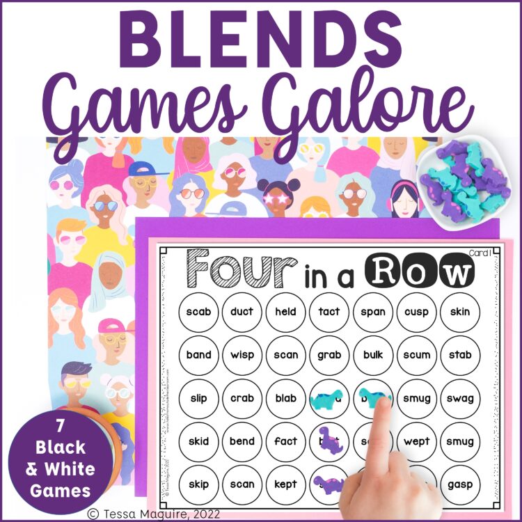 Blends Games Galore consonant blends word reading games and activities