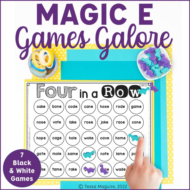 Magic E Games Galore final e or magic e word reading games and activities