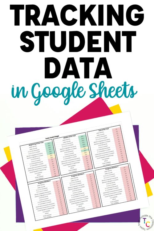 Tracking student Data in Google Sheets with individual student reporting page