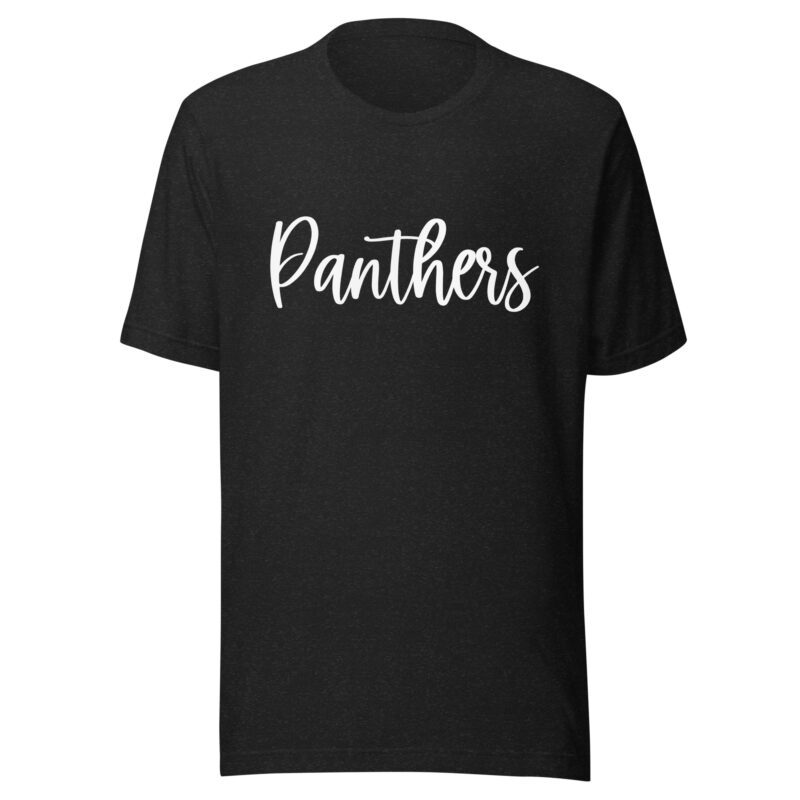 Heather black Panthers Mascot Shirt