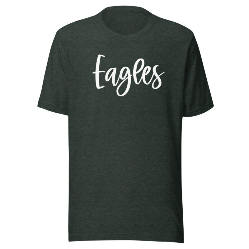 Heather forest green Eagles Mascot Shirt