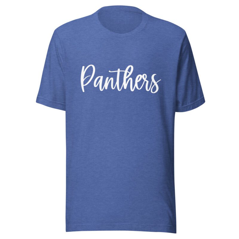 Heather blue Panthers Mascot Shirt