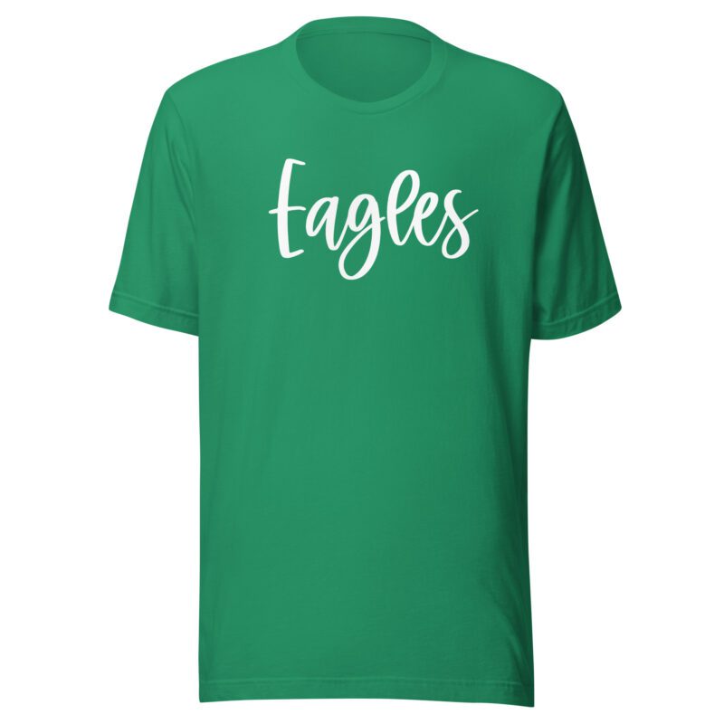 Kelly green Eagles Mascot Shirt