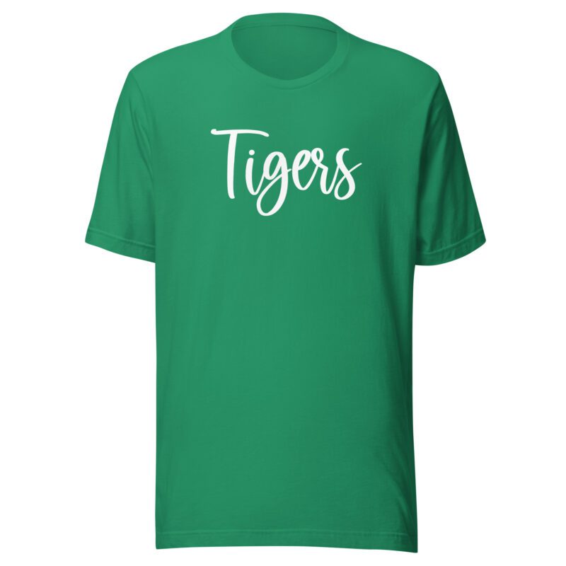 Kelly green Tigers Mascot Shirt