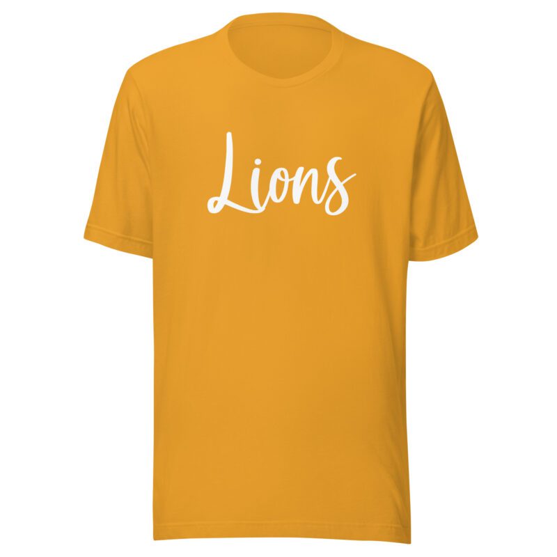 Yellow Lions Mascot Shirt