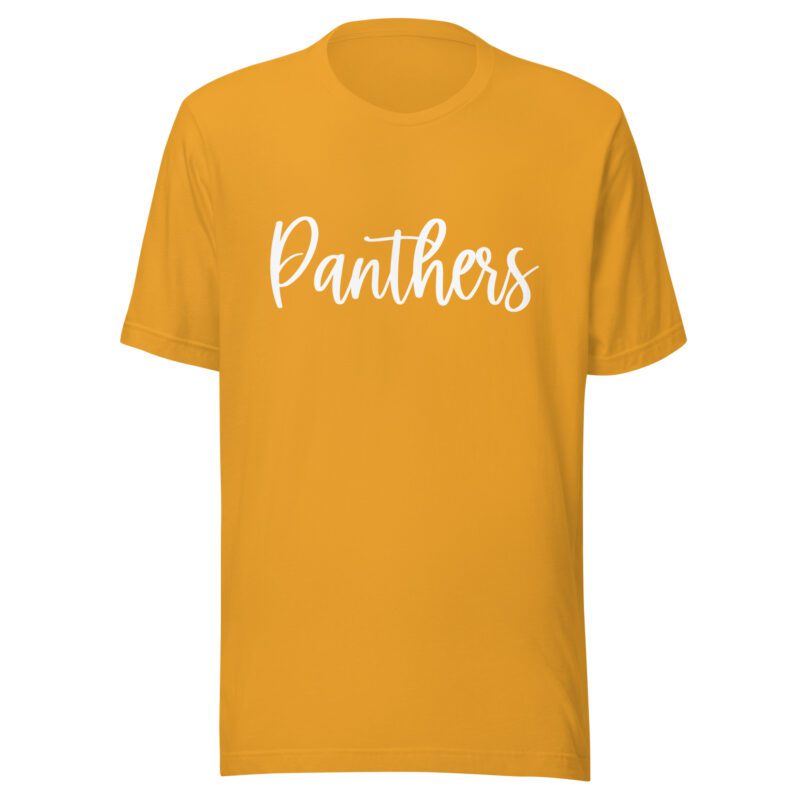 Yellow Panthers Mascot Shirt