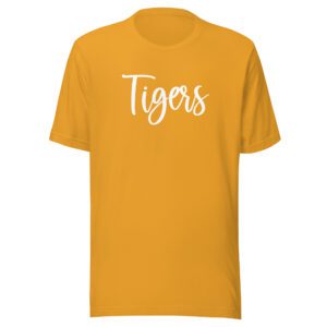 Yellow Tigers Mascot Shirt