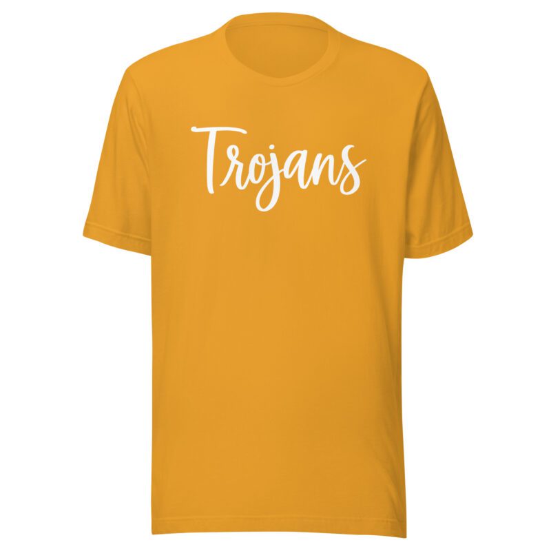 Yellow Trojans Mascot Shirt