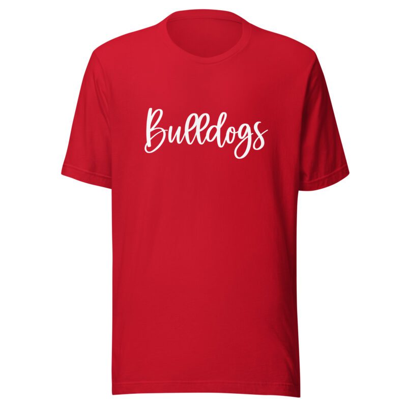 Red Bulldogs Mascot Shirt