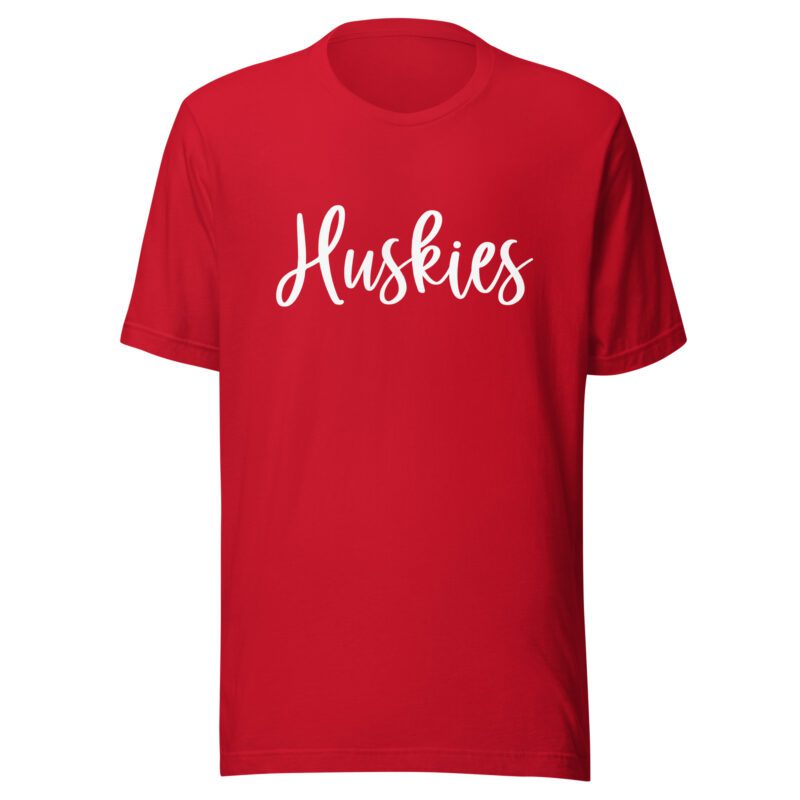 Red Huskies Mascot Shirt