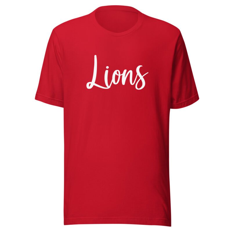 Red Lions Mascot Shirt