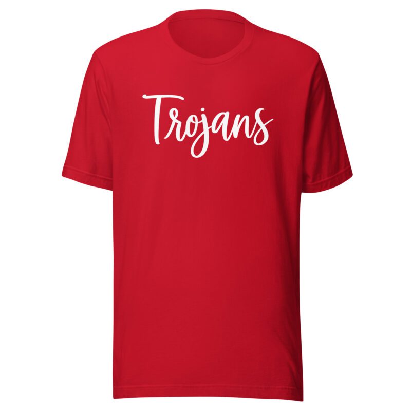 Red Trojans Mascot Shirt