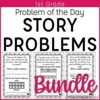 1st Grade Story Problems Cover