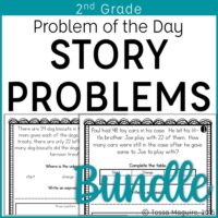 2nd Grade Word Problems of the Day cover