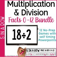 Multiplication & Division Fact Fluency Games